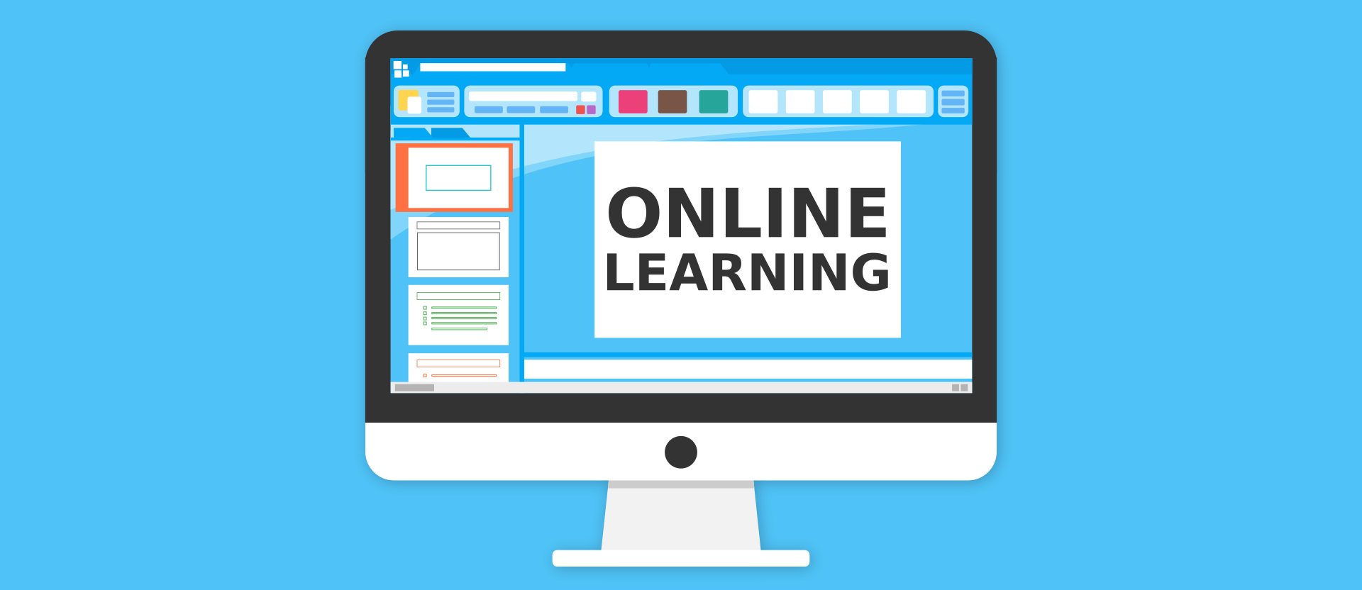 Online Learning Graphic
