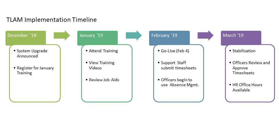 TLAM Implementation Timeline TLAM Implementation Timeline