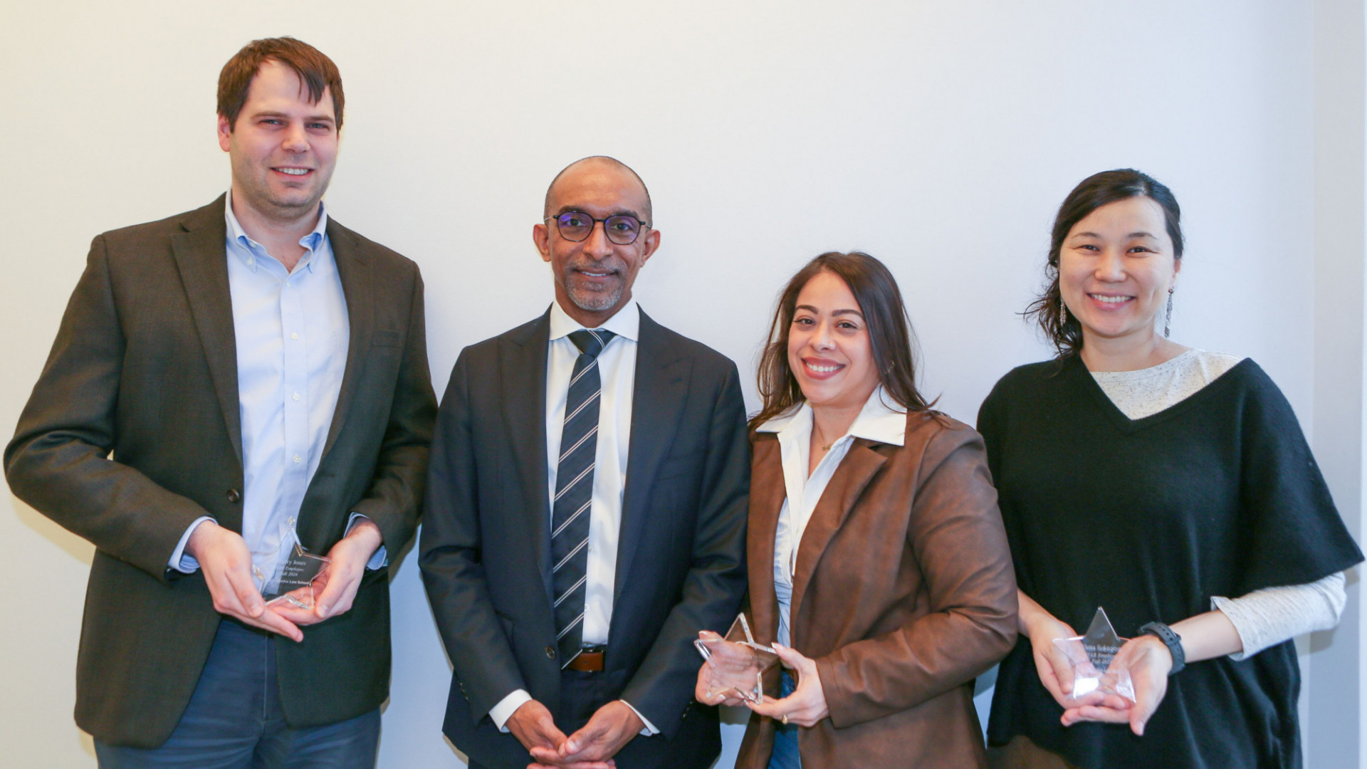 Pictured above: (Left to Right) Greg Jones, Dean Daniel Abebe, Melissa Rivera and Elena Soktoeva