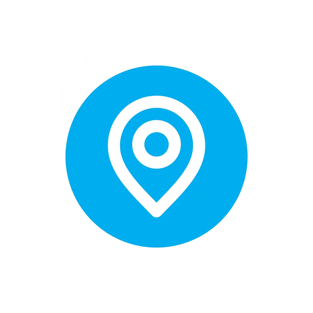 A map location pin