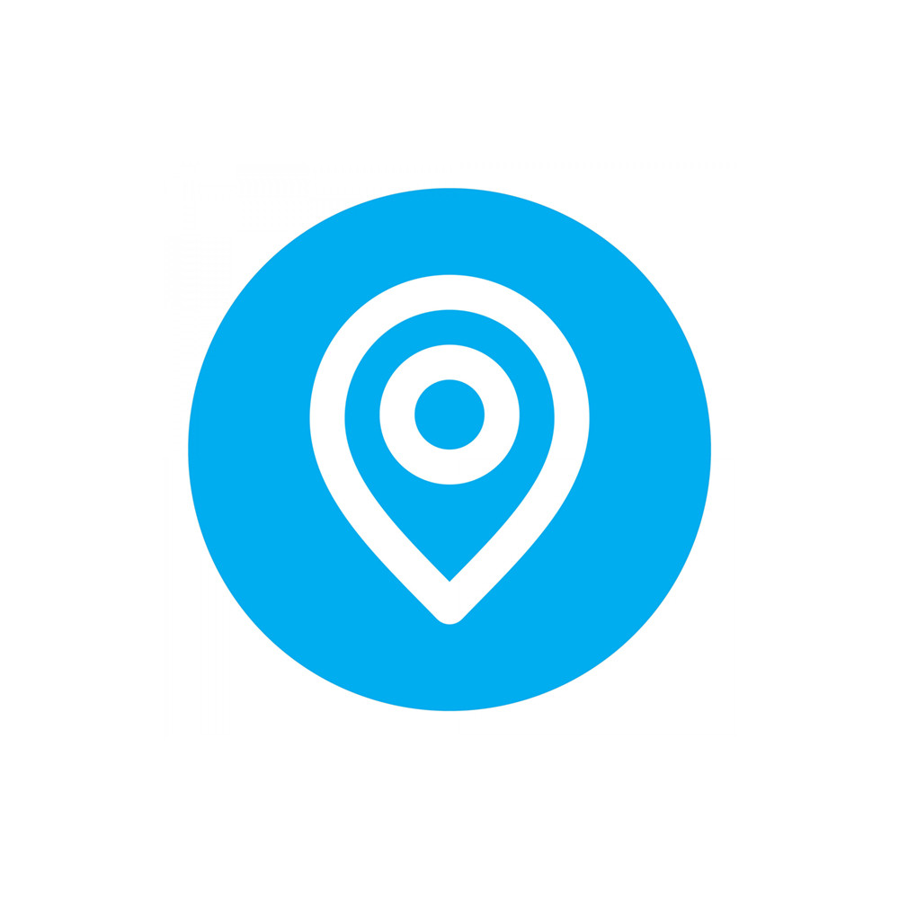 A map location pin