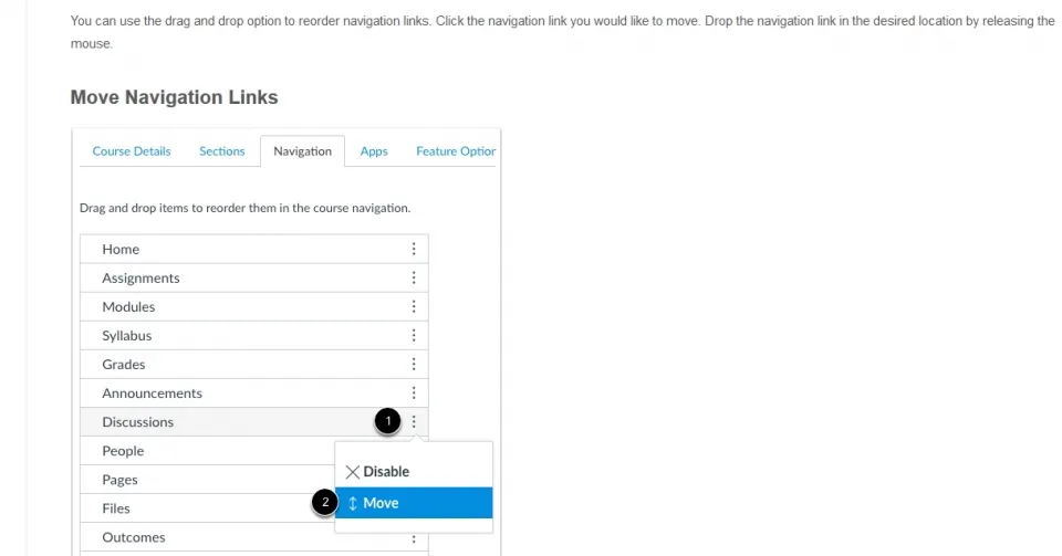 Move Navigation
