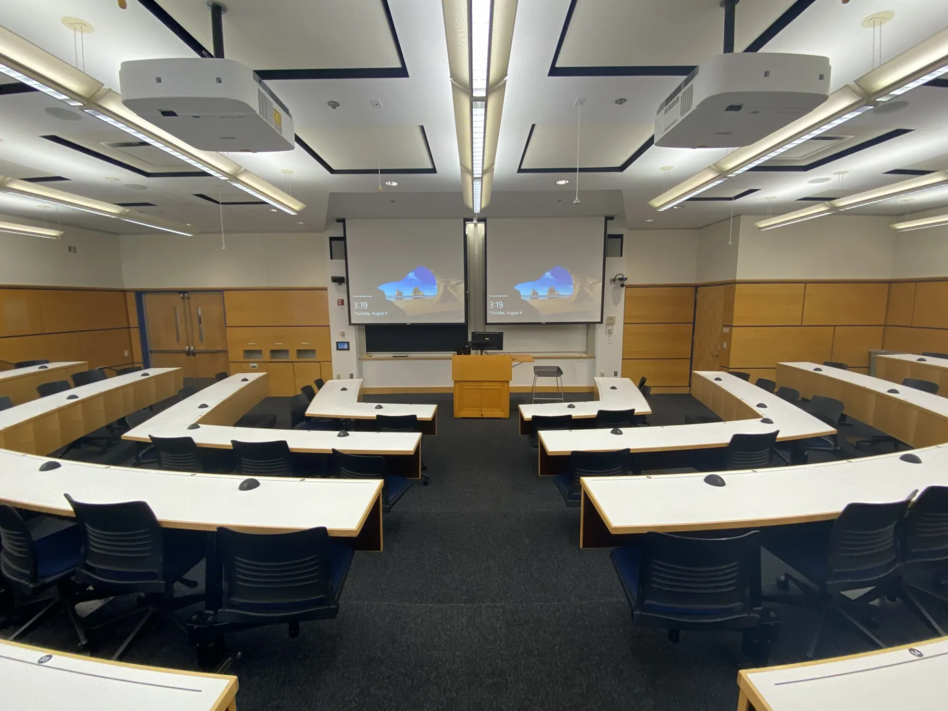 William and June Warren Hall 310 Audience View